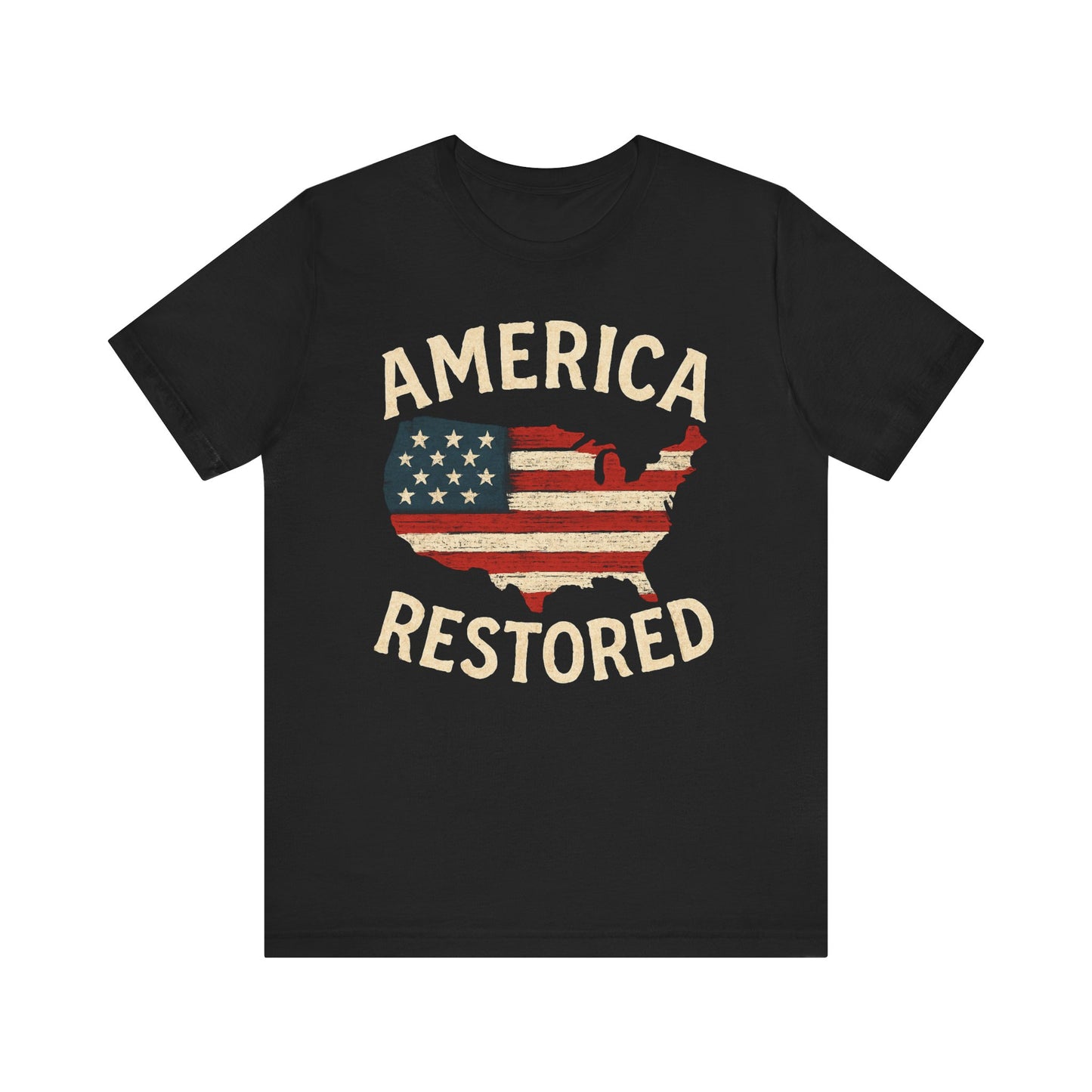 T-Shirt - Great News America's Back and "American is Restored" Tee