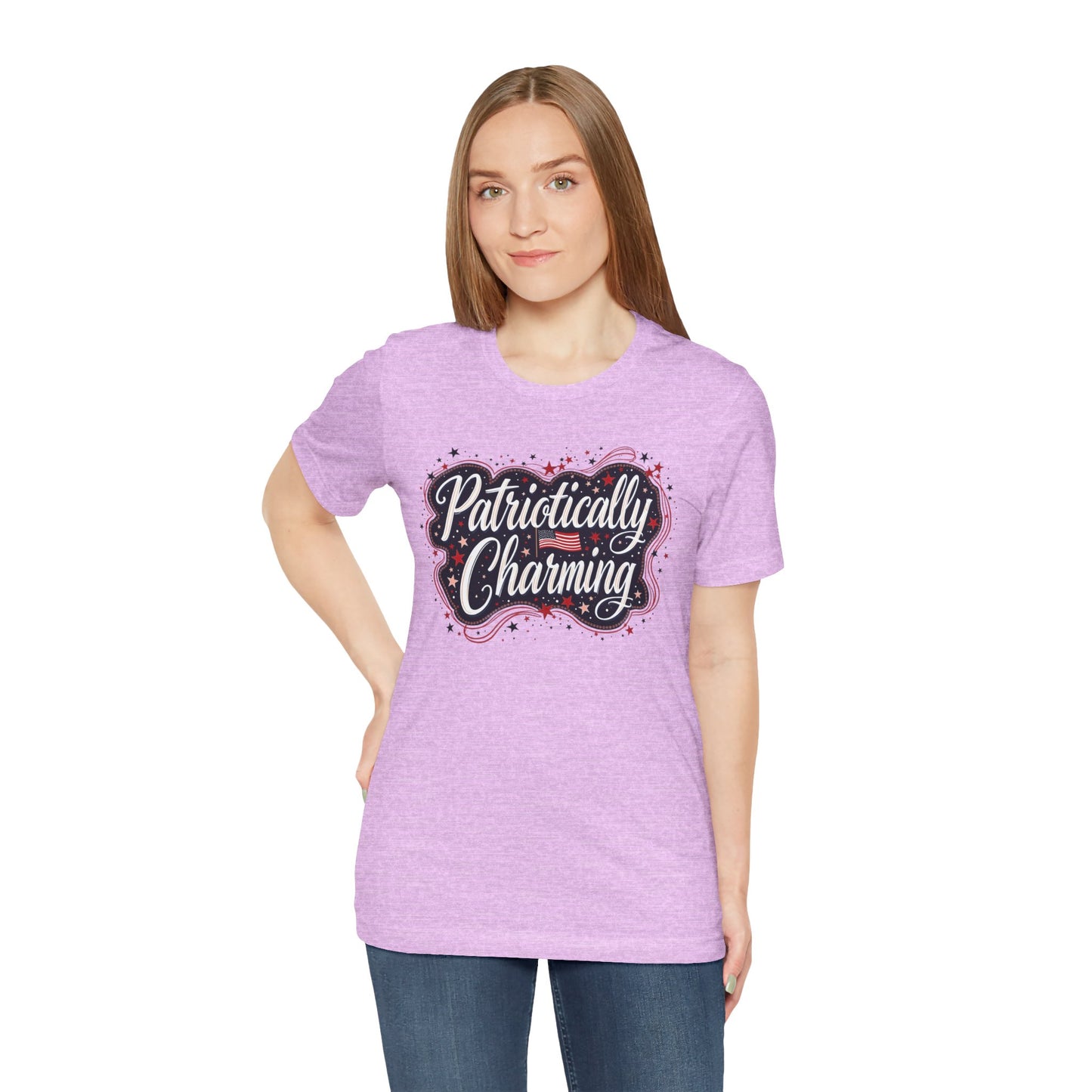 Patriotically Charming Unisex Tee - Perfect for Fourth of July and Celebrations