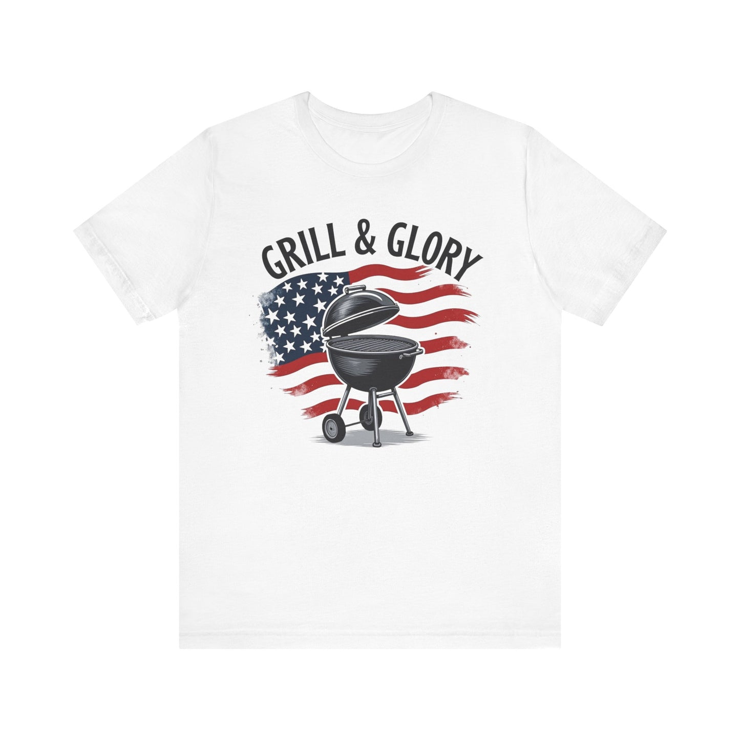 Grill & Glory Unisex Tee - Perfect for BBQs, Independence Day, Summer Parties, Grilling Enthusiasts, Family Gatherings