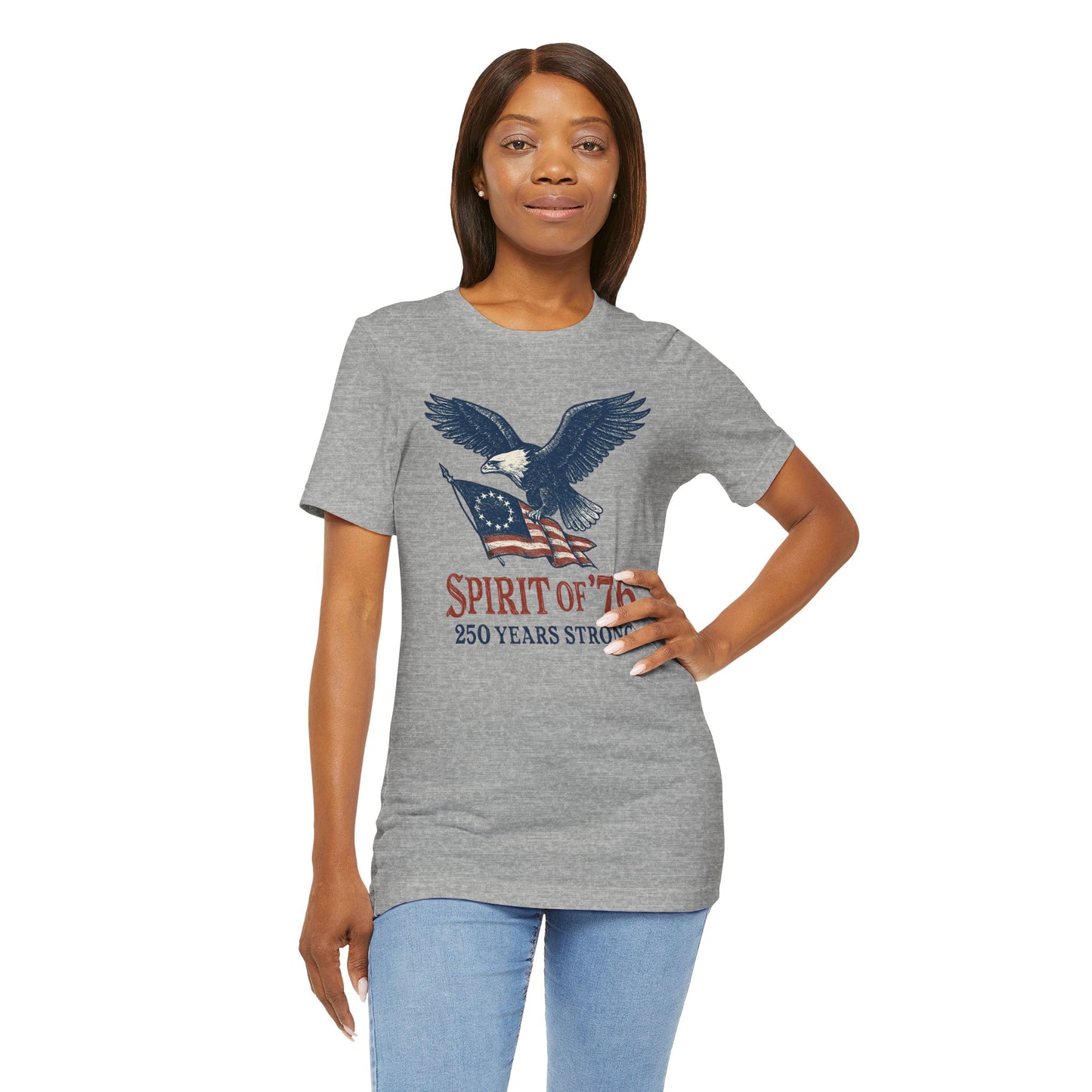 Vintage Spirit of '76 Eagle Tee, Patriotic Shirt