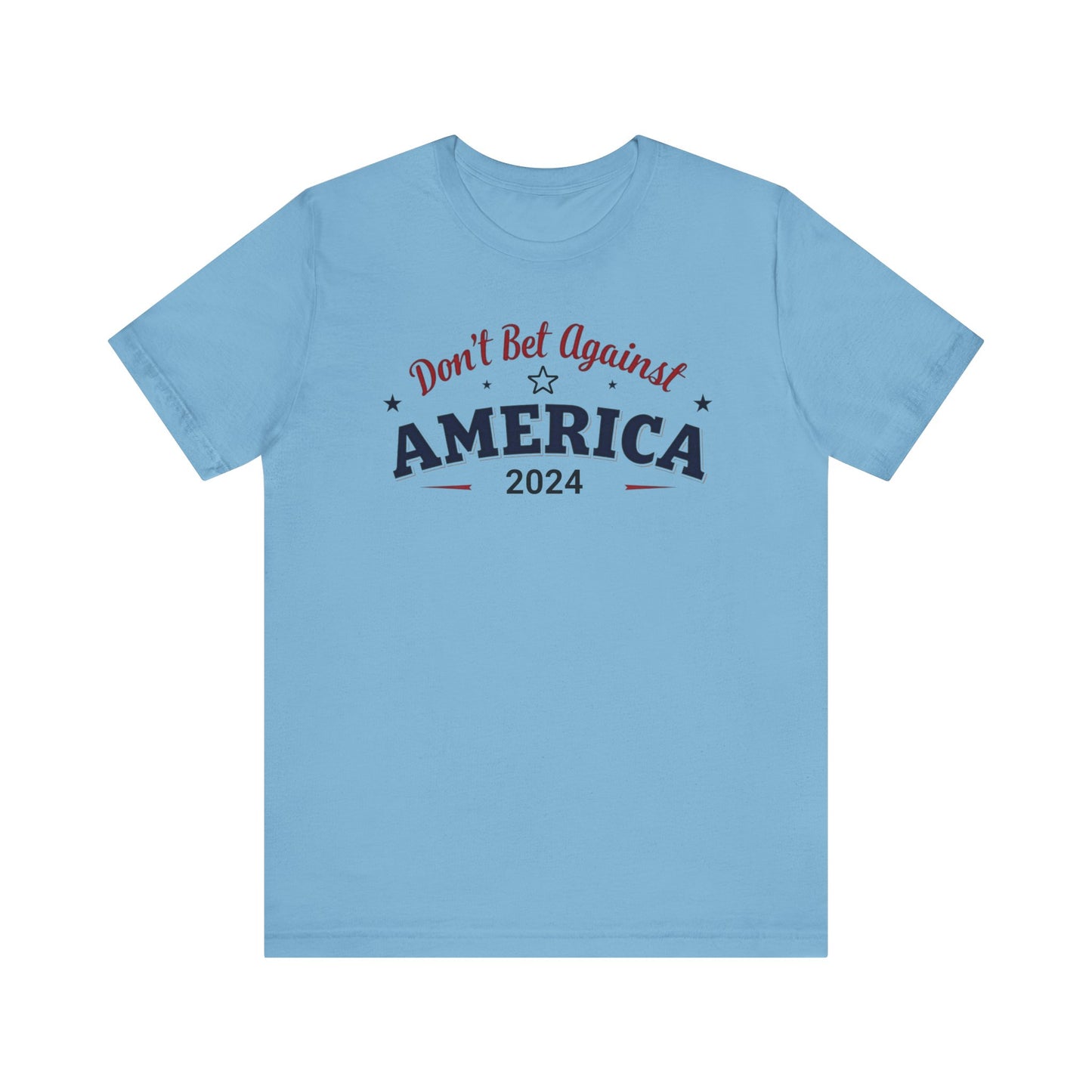 America 2024 Unisex Short Sleeve Tee - Patriotic T-Shirt, Independence Day, Election 2024, Gift for Veterans, USA Pride