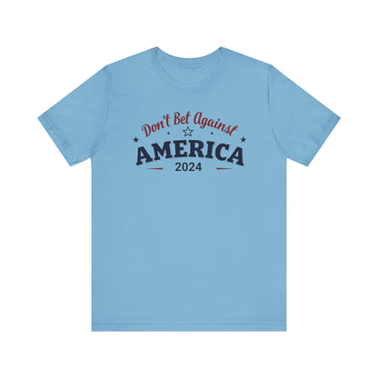 America 2024 Unisex Short Sleeve Tee - Patriotic T-Shirt, Independence Day, Election 2024, Gift for Veterans, USA Pride