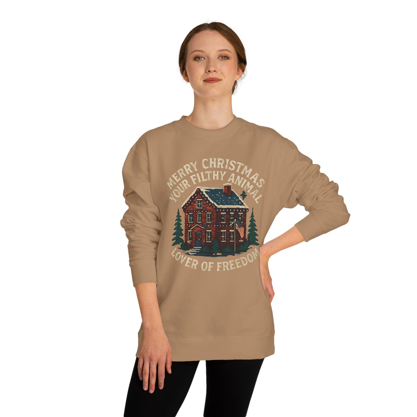 Merry Christmas You Filthy Animal Sweatshirt