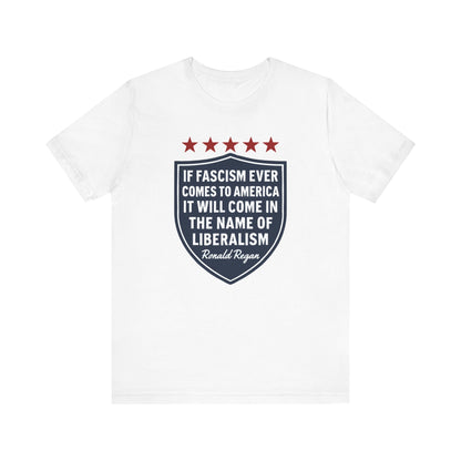 Anti-Fascism Regan Quote Tee