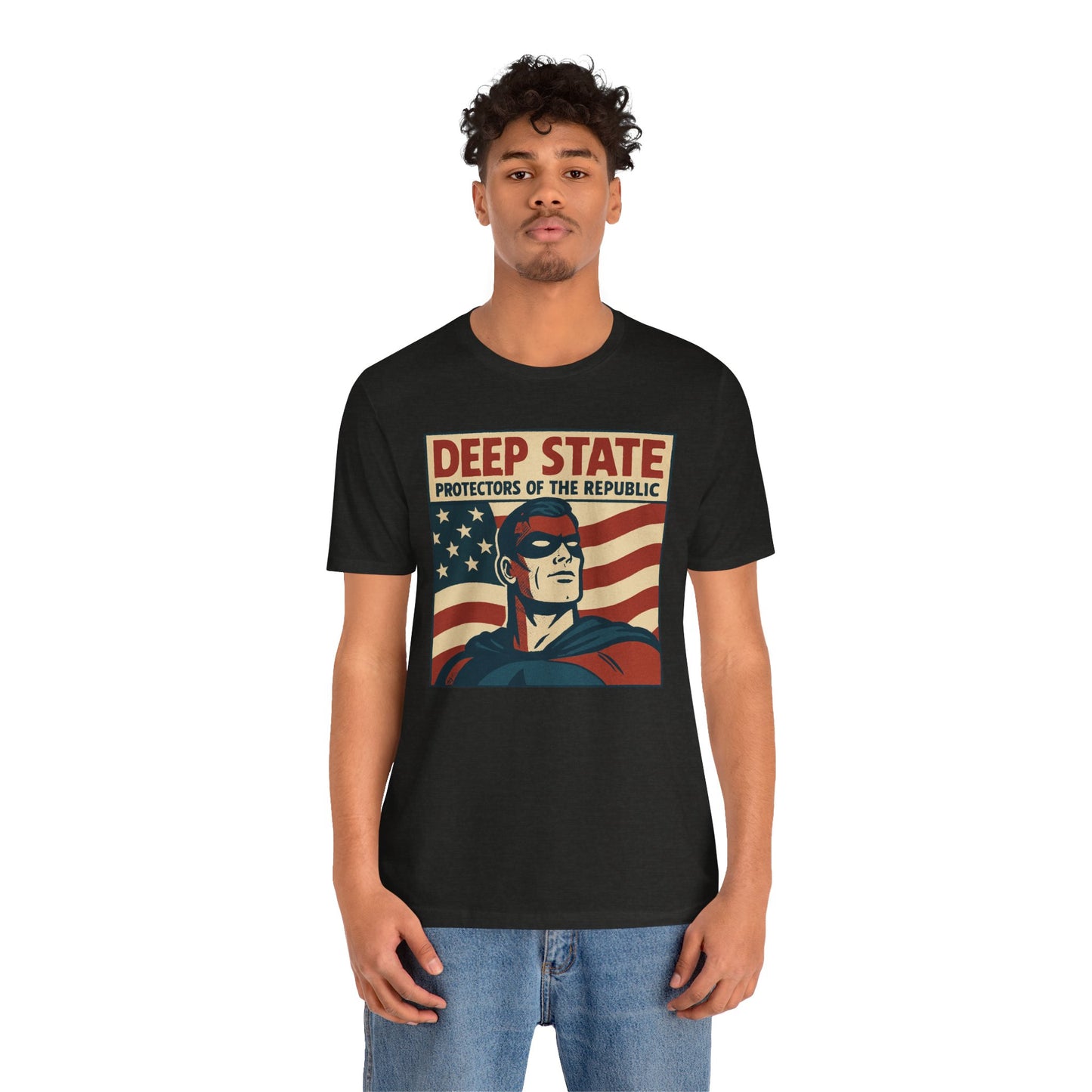 Patriotic Superhero Deep State Protectors of the Republic tee