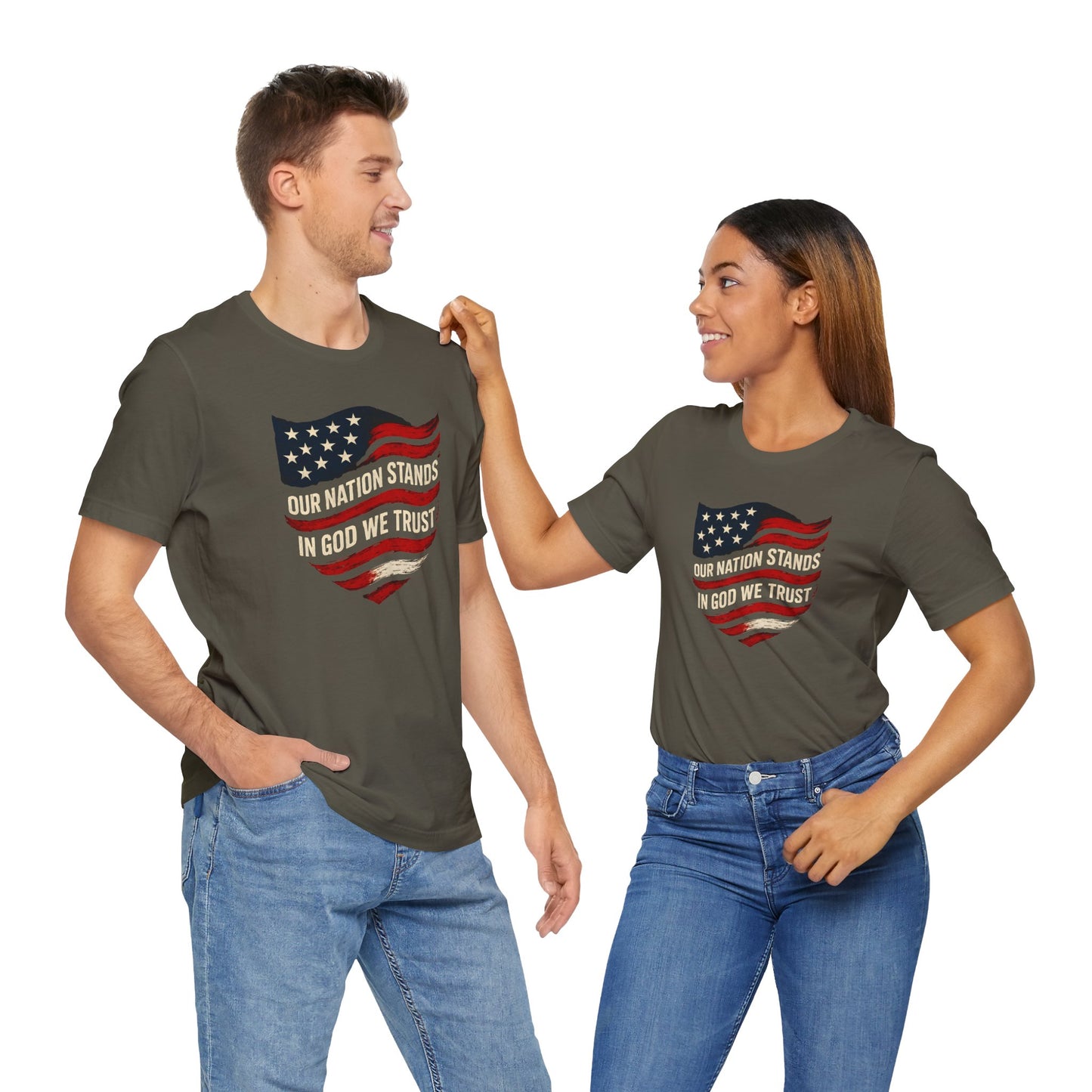 Patriotic Tee - American Flag Supporter Shirt