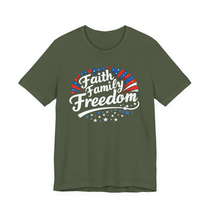 Faith Family and Freedom Tee
