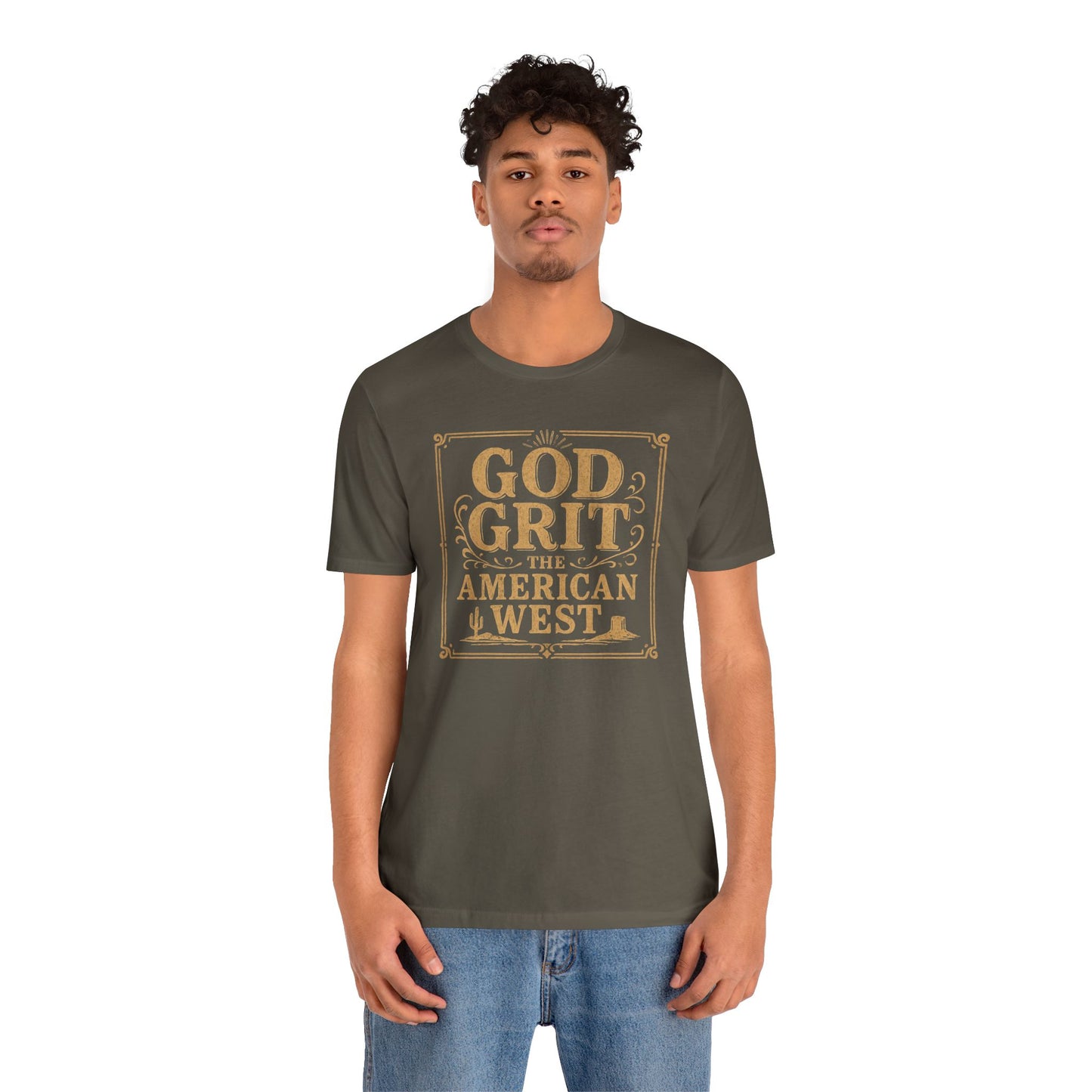 God, Grit & the American West T-Shirt