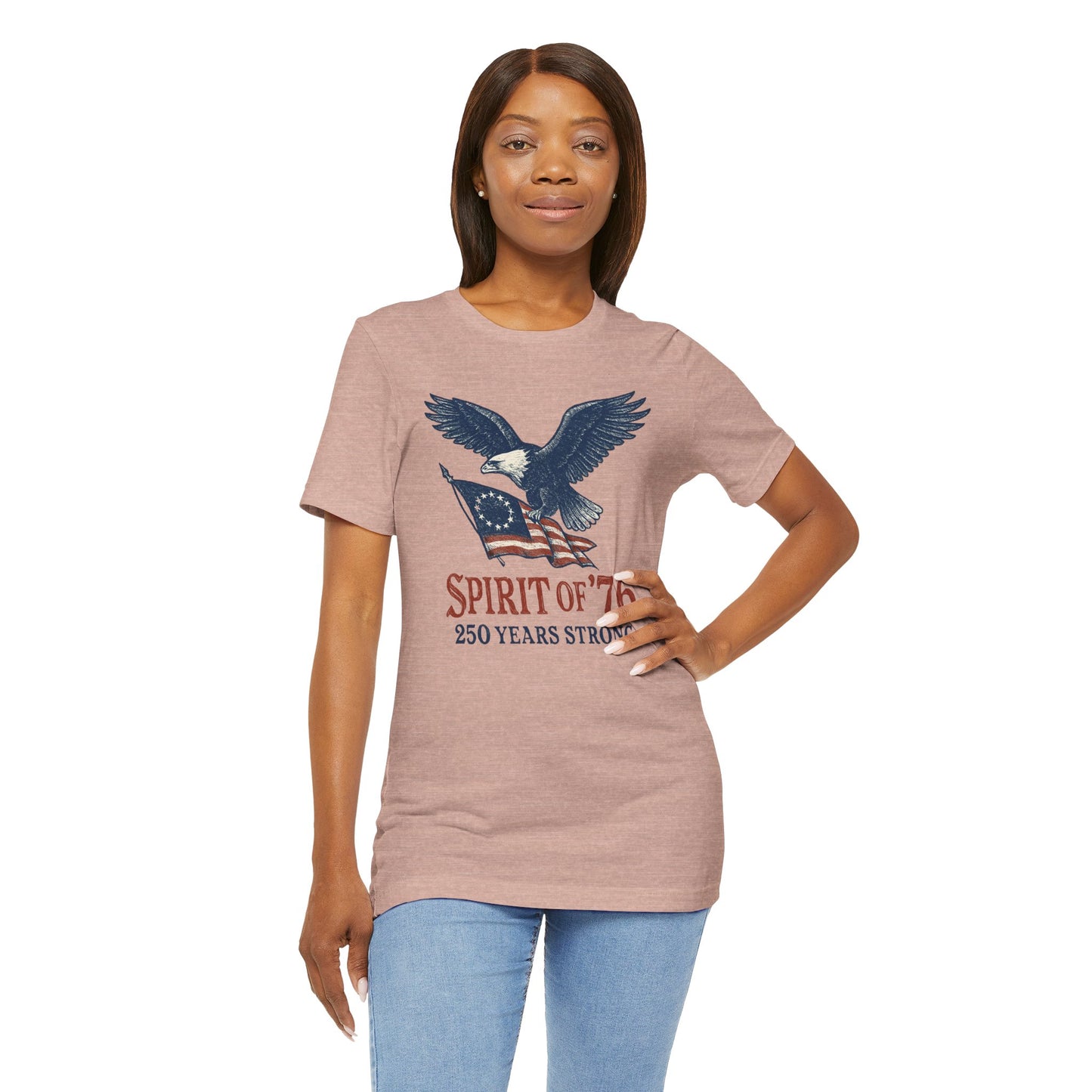 Vintage Spirit of '76 Eagle Tee, Patriotic Shirt
