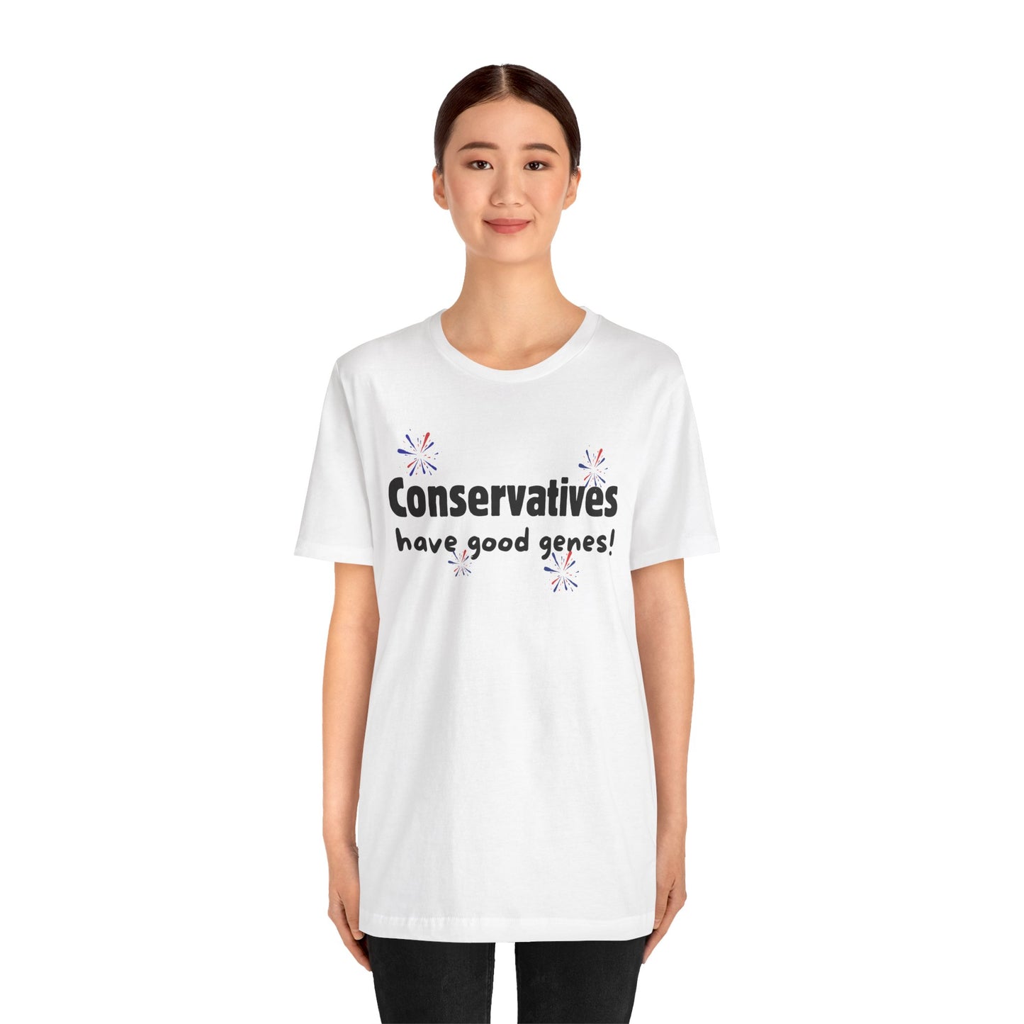 Funny Conservatives Have Good Genes Tee - T-Shirt