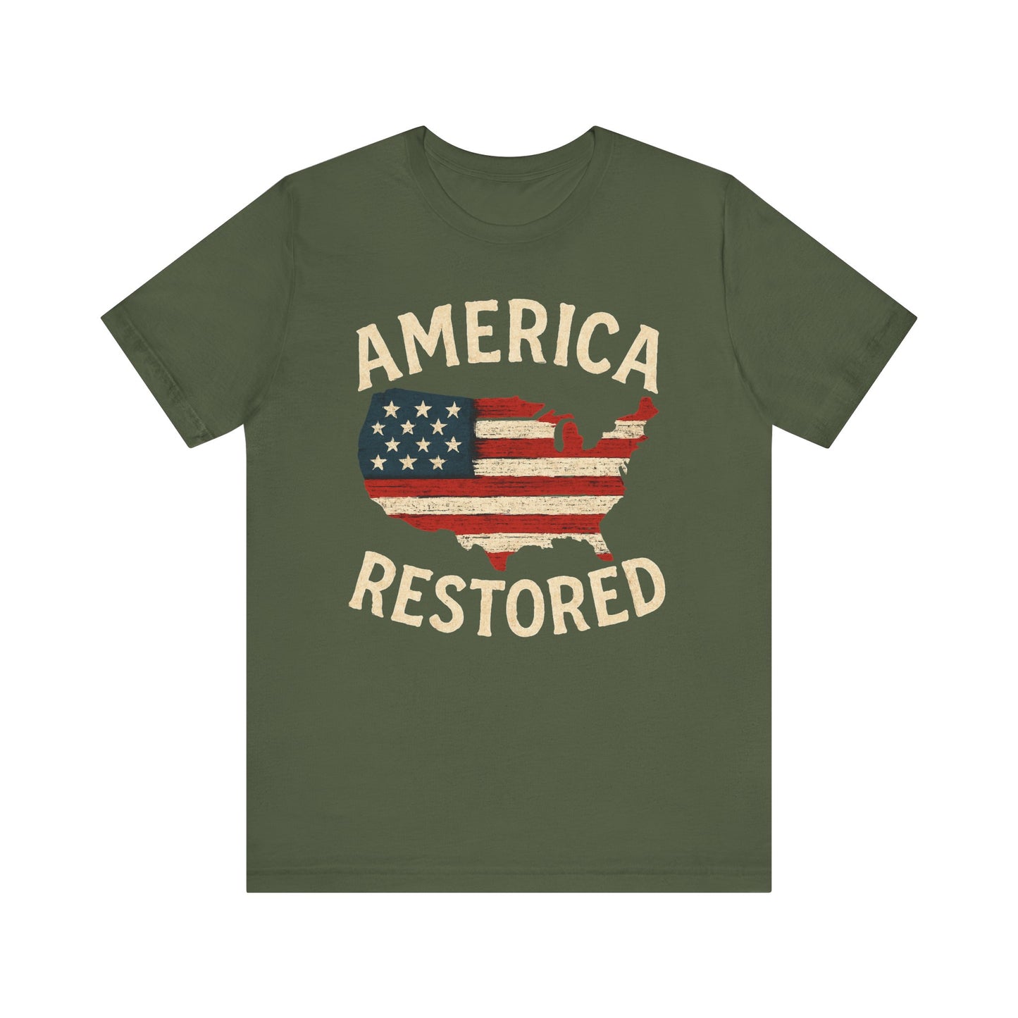 T-Shirt - Great News America's Back and "American is Restored" Tee