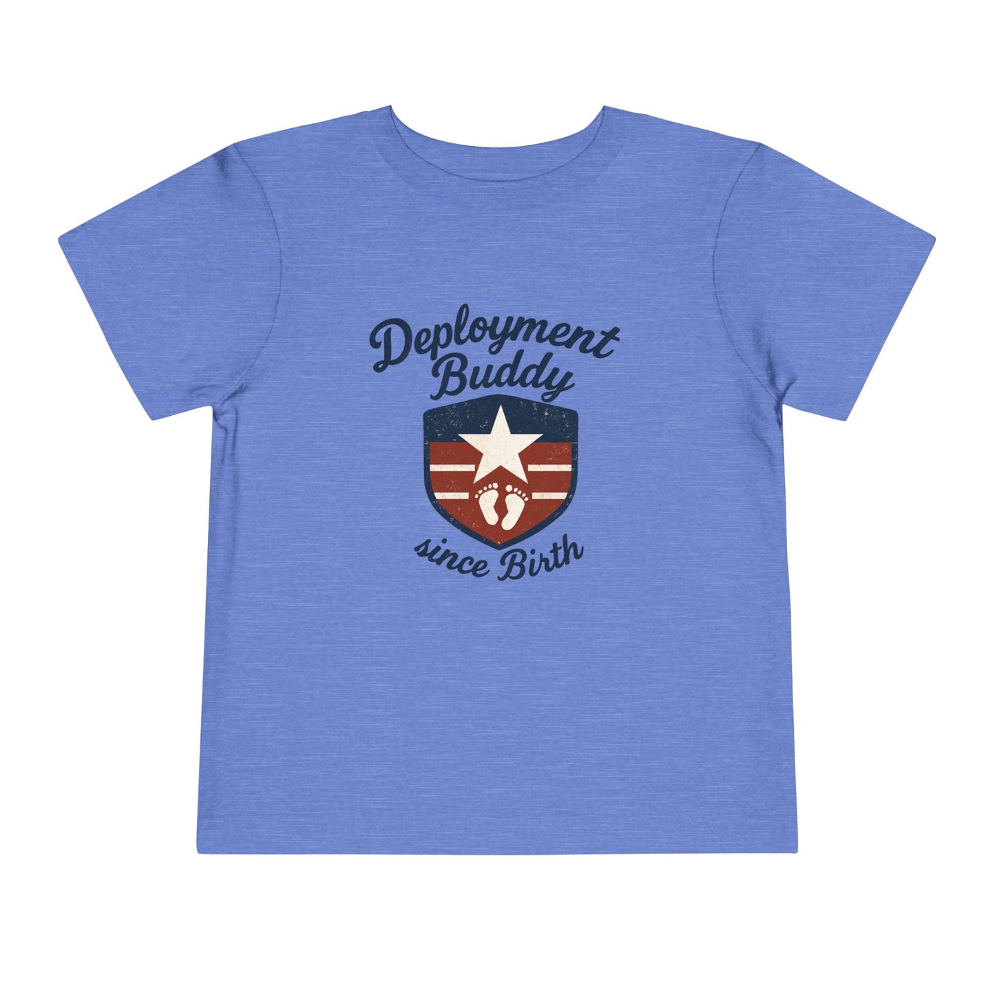 Toddler Deployment Buddy Tee, Cute Kids Shirt, Gift for Military Families, Birthday Outfit, Deployment Celebration Tee