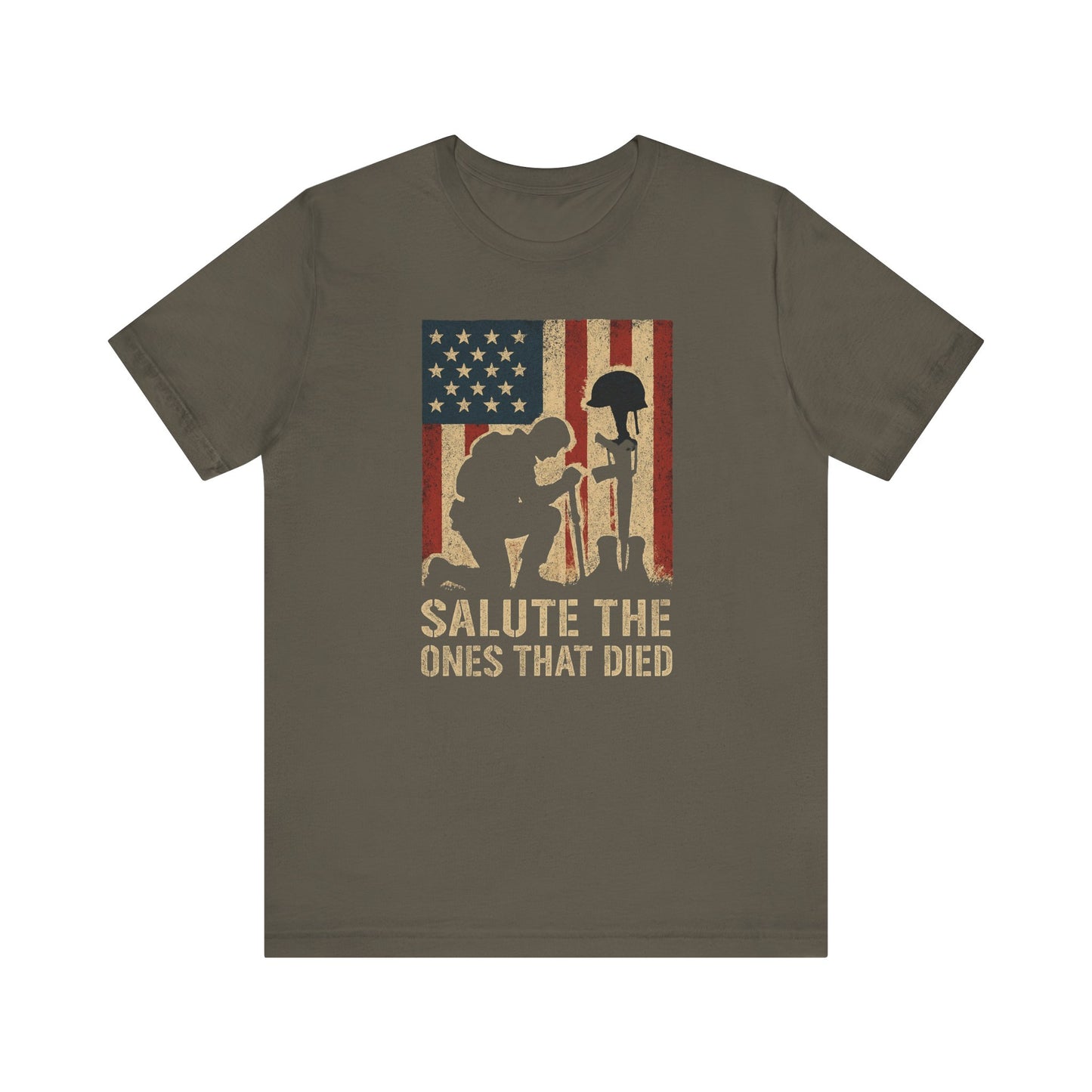 T-Shirt Salute the Ones that died Unisex Jersey Short Sleeve Tee