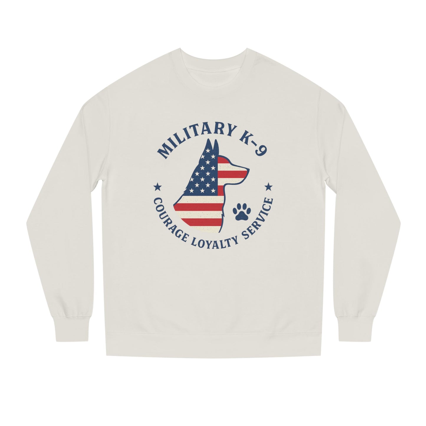 Military K9 Crewneck Sweatshirt