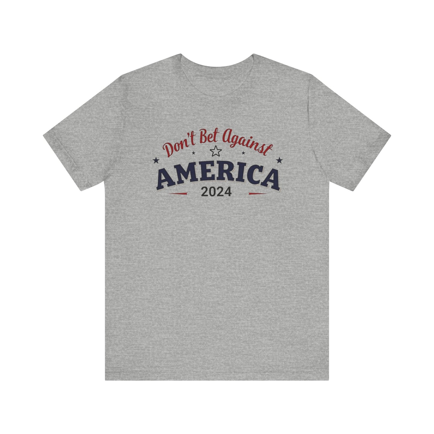 America 2024 Unisex Short Sleeve Tee - Patriotic T-Shirt, Independence Day, Election 2024, Gift for Veterans, USA Pride