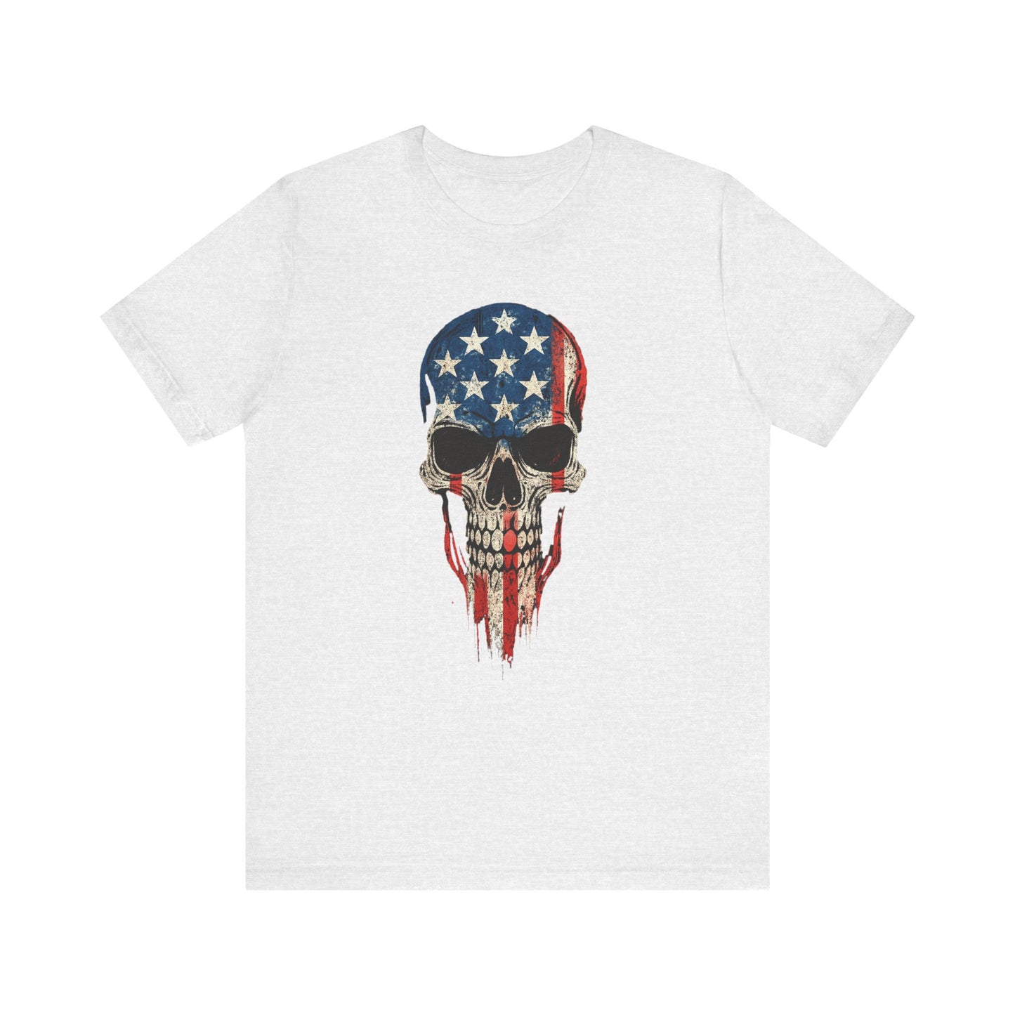 Patriotic Skull Graphic Tee