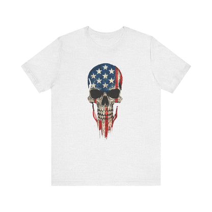 Patriotic Skull Graphic Tee