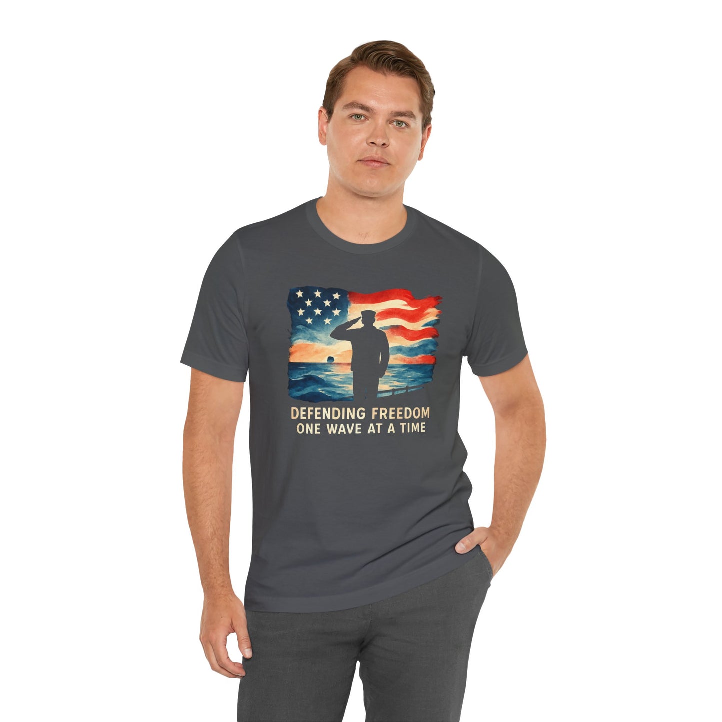 Defending Freedom - Navy Veteran Support Tee