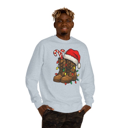 Christmas Work Boots sweatshirt