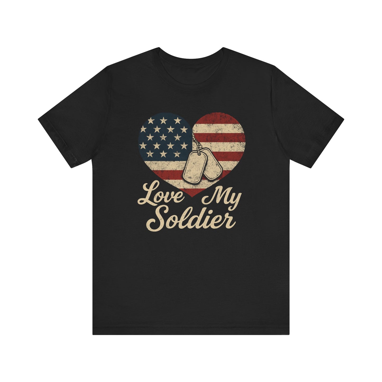 Love My Soldier Tee, Patriotic T-Shirt