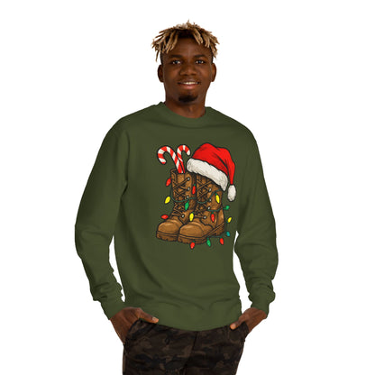 Christmas Work Boots sweatshirt