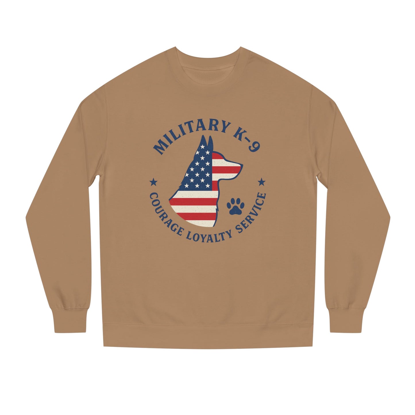 Military K9 Crewneck Sweatshirt
