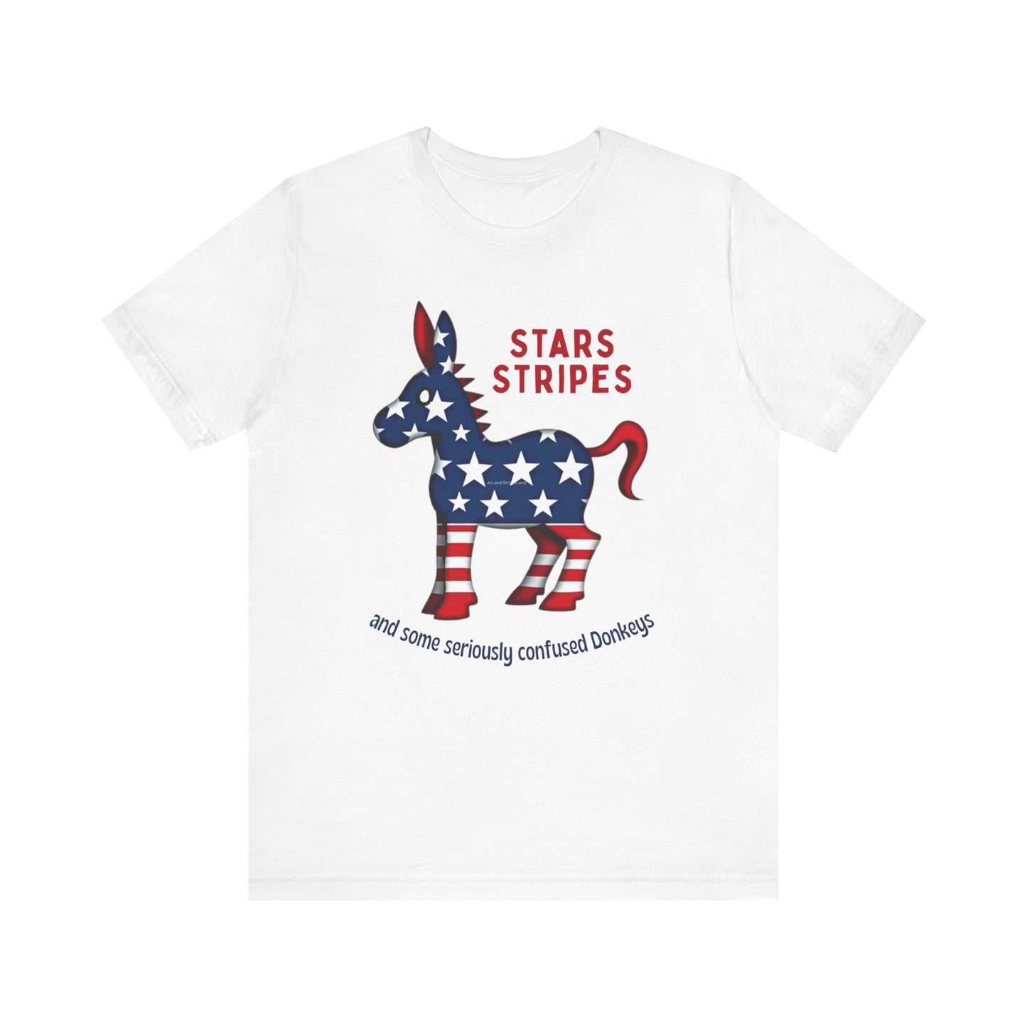 Stars & Stripes Confused Donkey Tee