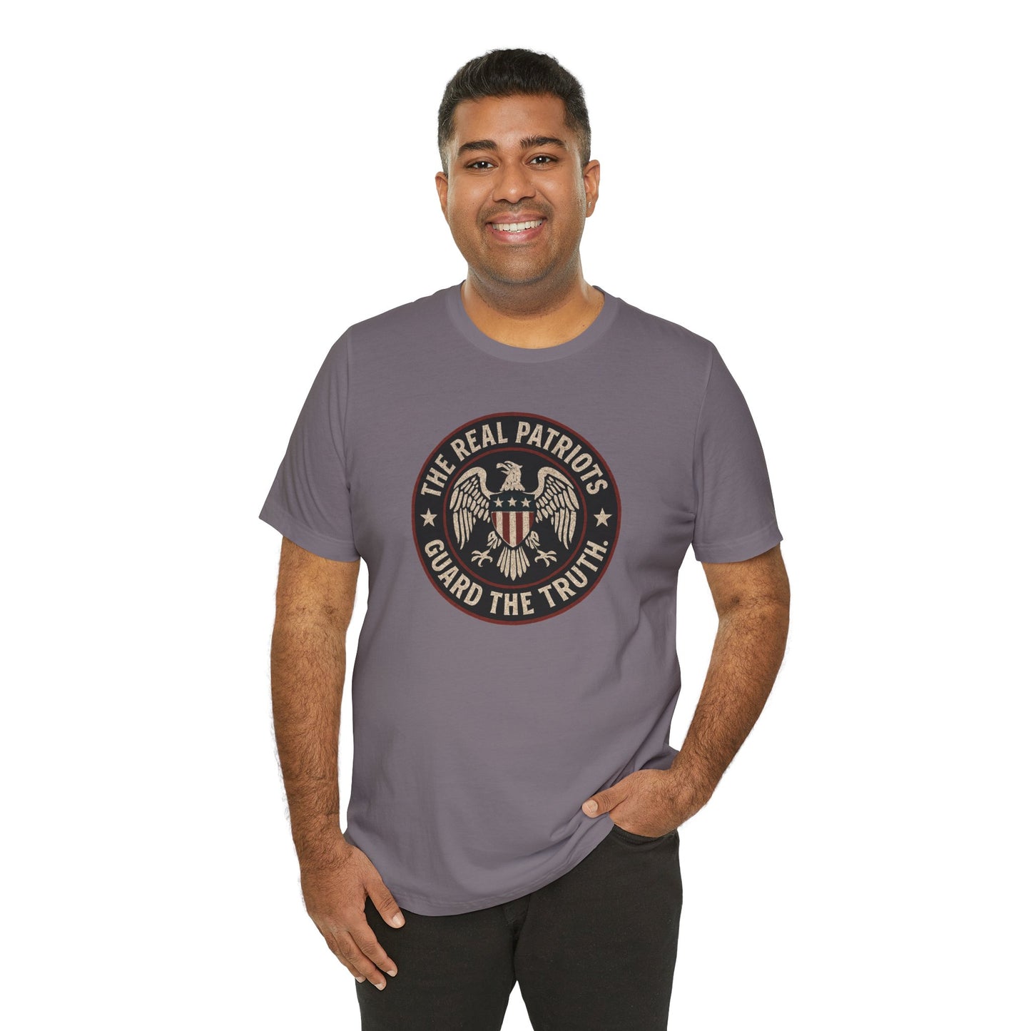 Real Patriots Guard the Truth | Unisex Jersey Tee for Freedom Lovers
