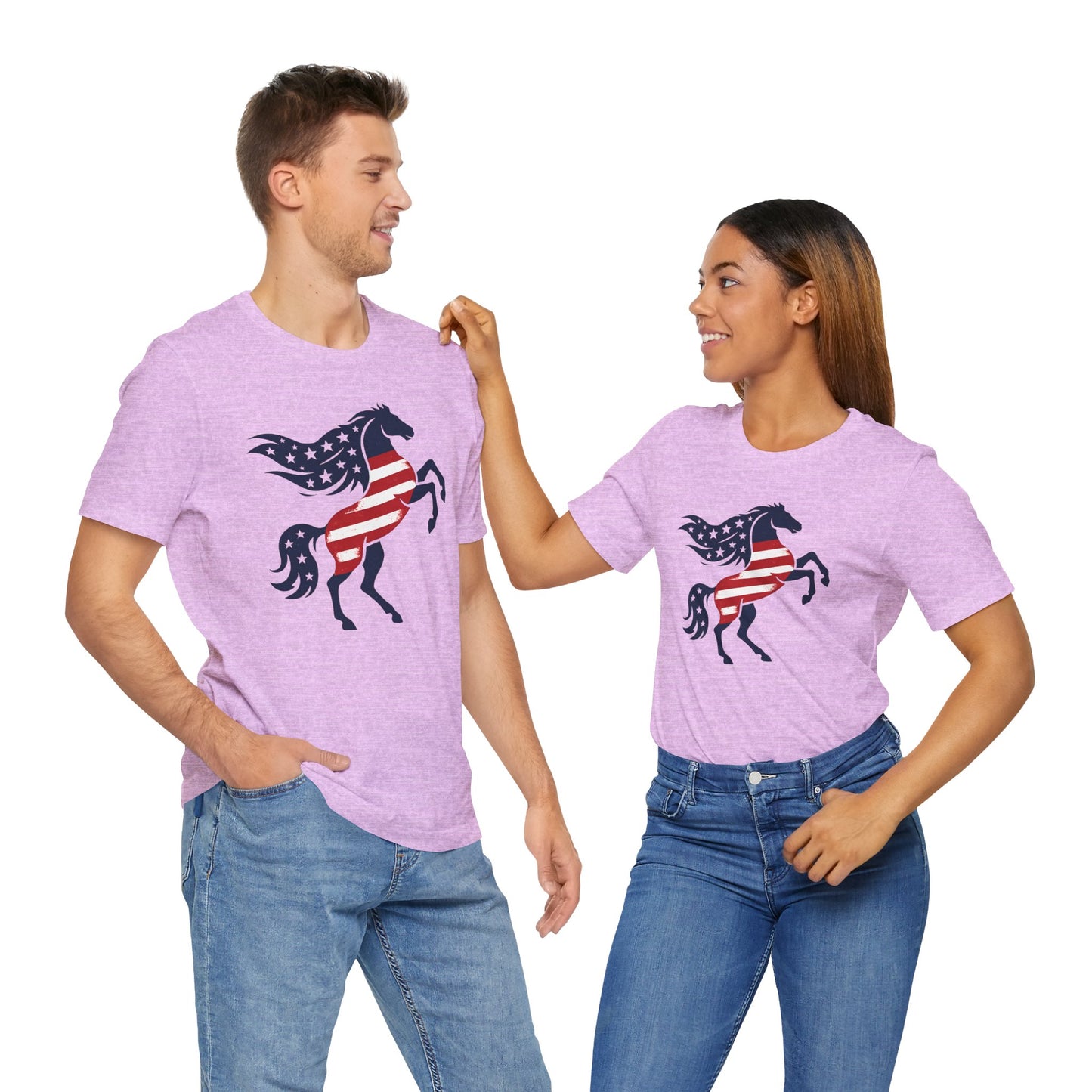 Patriotic Tee - Cowboys and Cowgirls Design