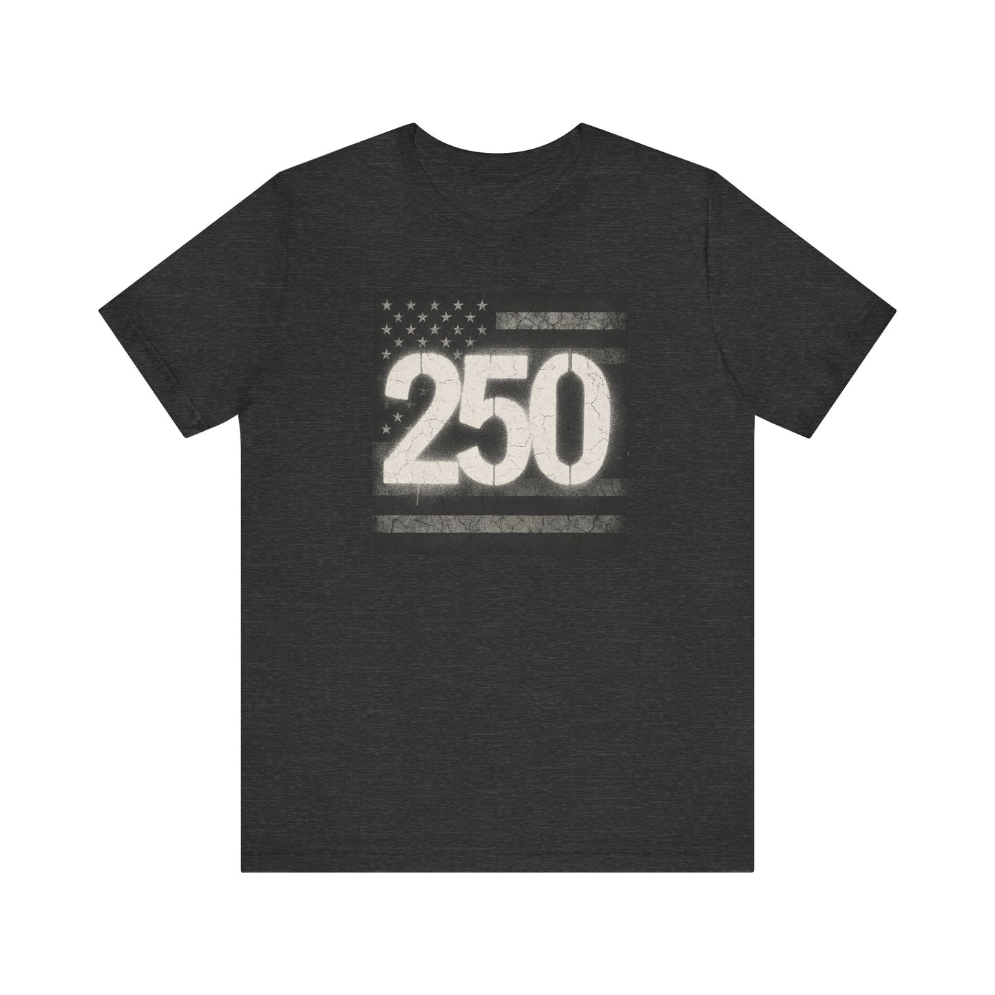 Patriotic Graphic Tee with 250 Design