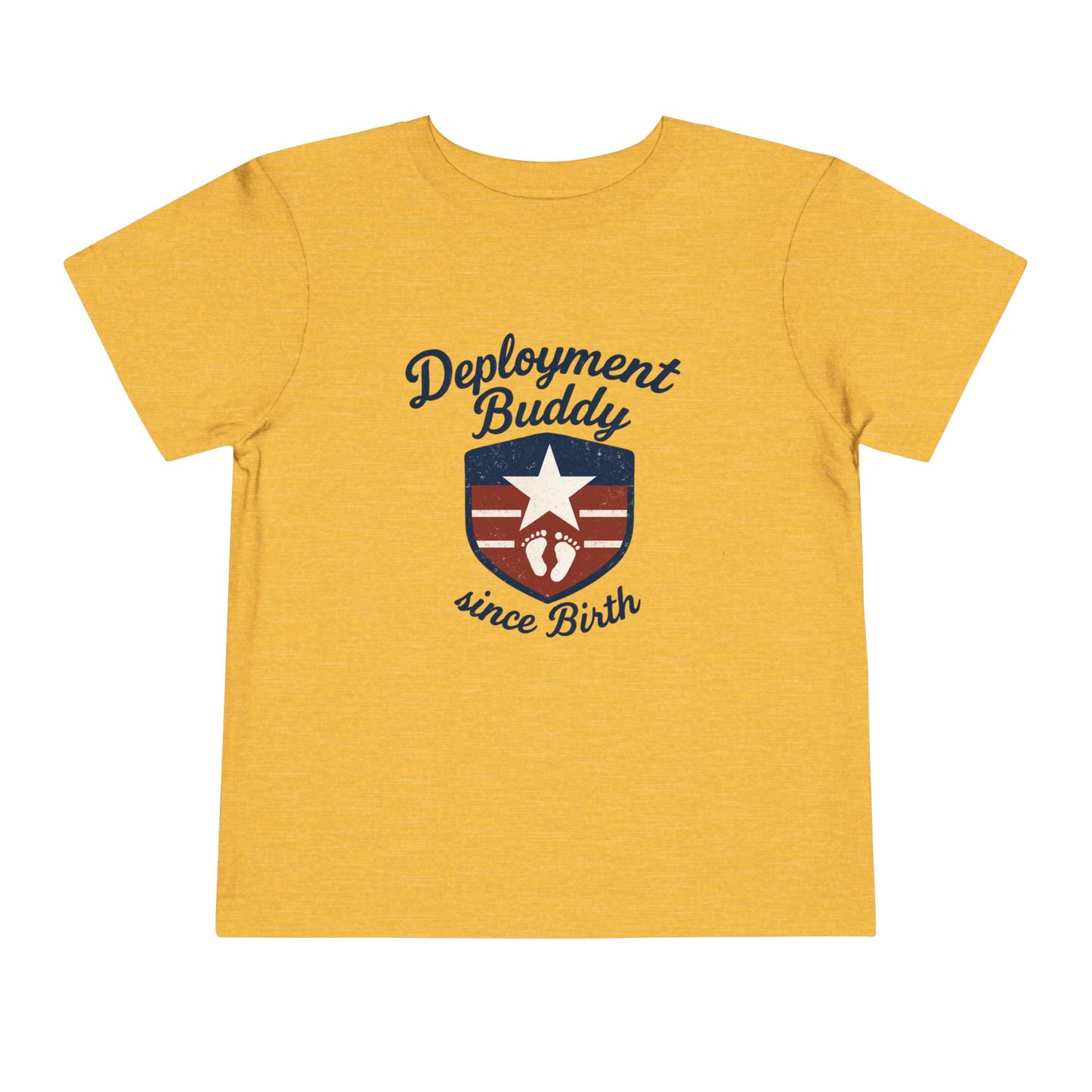 Toddler Deployment Buddy Tee, Cute Kids Shirt, Gift for Military Families, Birthday Outfit, Deployment Celebration Tee