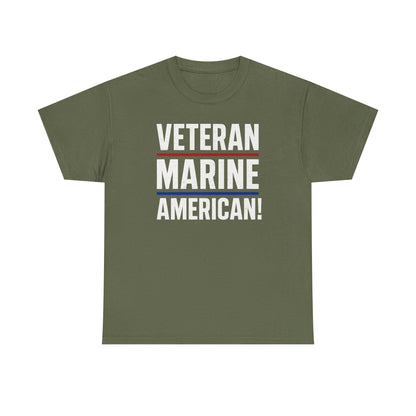Veteran Marine American Tee