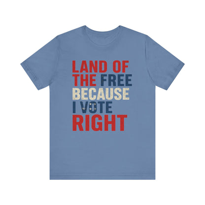 I vote right tee