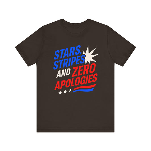 Stars, Stripes, and Zero Apologies tee