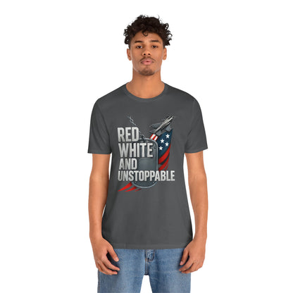 Red, White, and Unstoppable tee