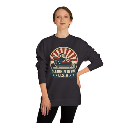 Sleighing in the USA Sweatshirt