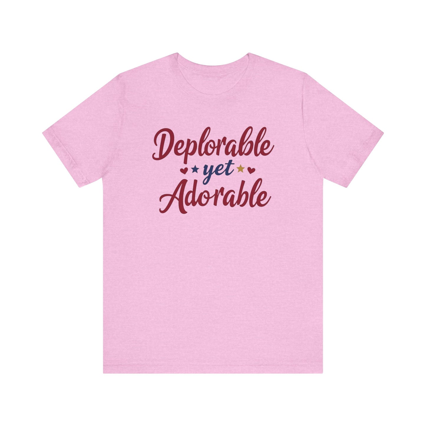 Deplorable Yet Adorable Unisex Jersey Tee - Fun Casual Shirt for Everyday Wear