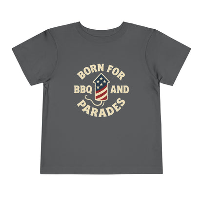 Born for BBQ and Parades, Kids Summer Shirt, Fourth of July Outfit, Toddler Independence Day Clothing, Fun Baby Tee