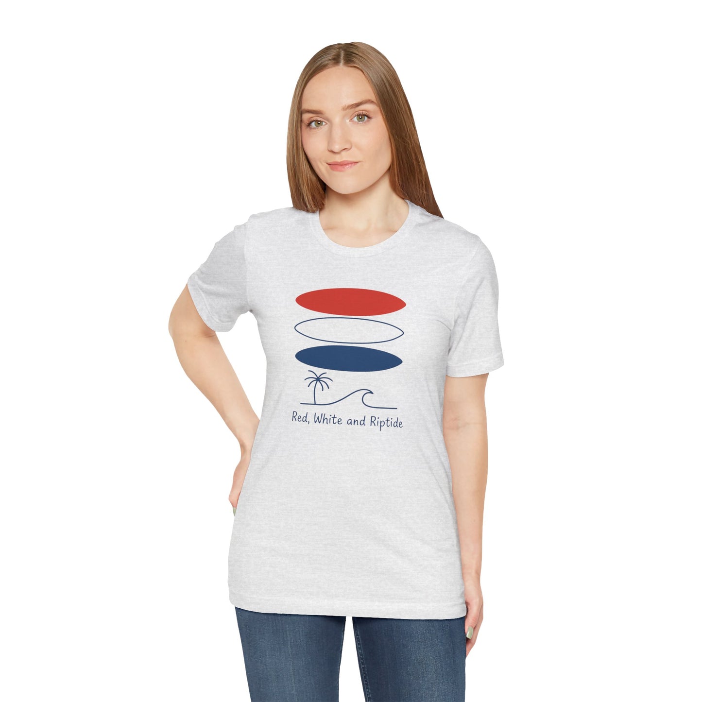 Surf Board Patriotic Tee