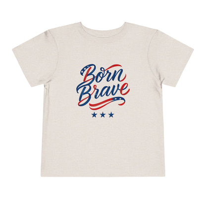 Born Brave' Graphic Tee, Toddler Short Sleeve Tee