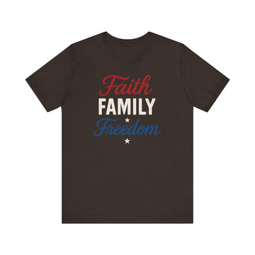 Faith Family Freedom Unisex Tee