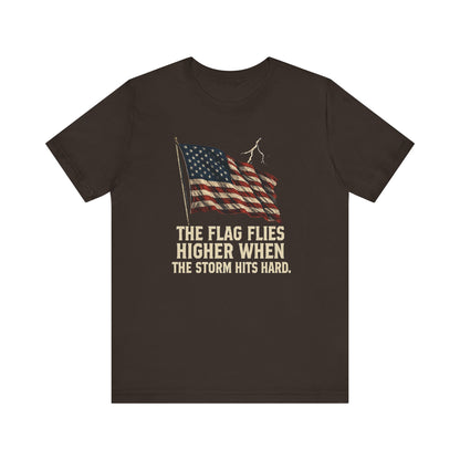 Flag Flies Higher Patriotic Tee