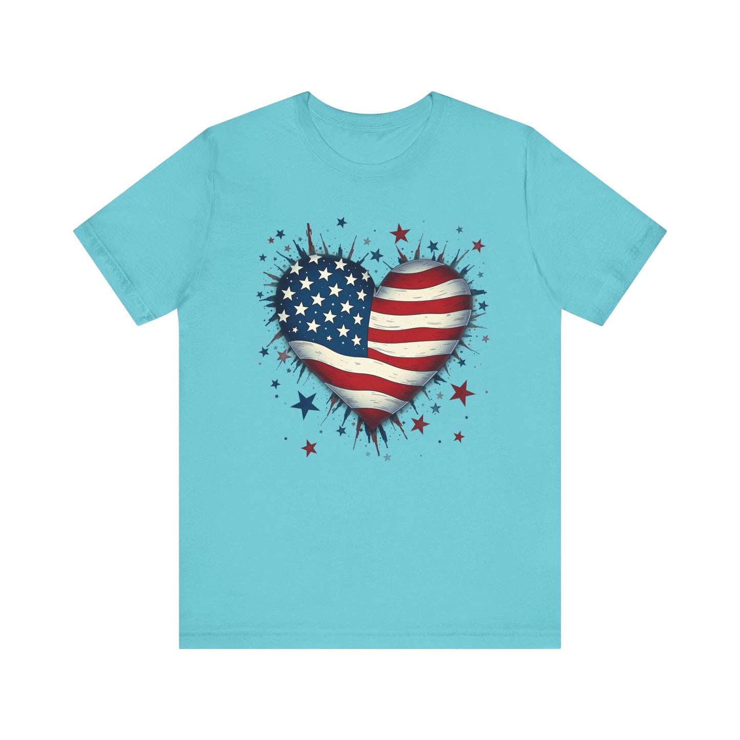 Patriotic Heart Tee - Unisex Jersey