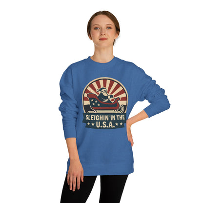 Sleighing in the USA Sweatshirt