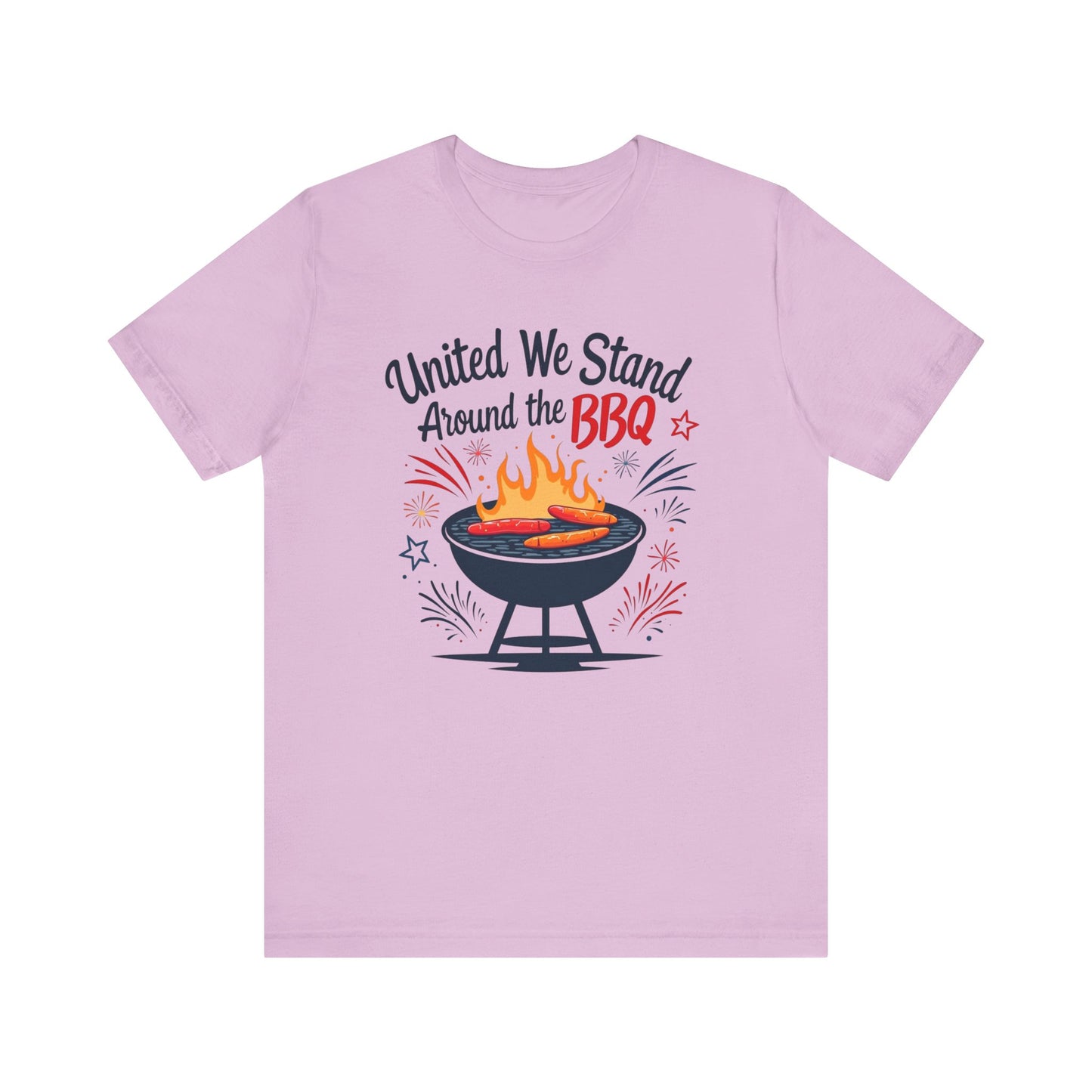 United We Stand Around the BBQ Tee, Perfect for BBQ Lovers