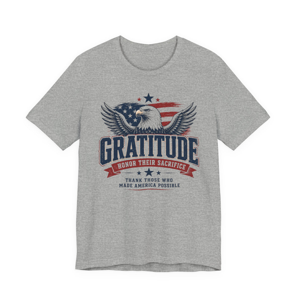 Gratitude Eagle Patriotic T-Shirt