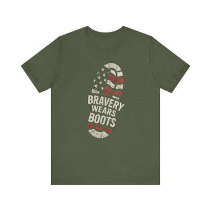 Bravery Wears Boots tee