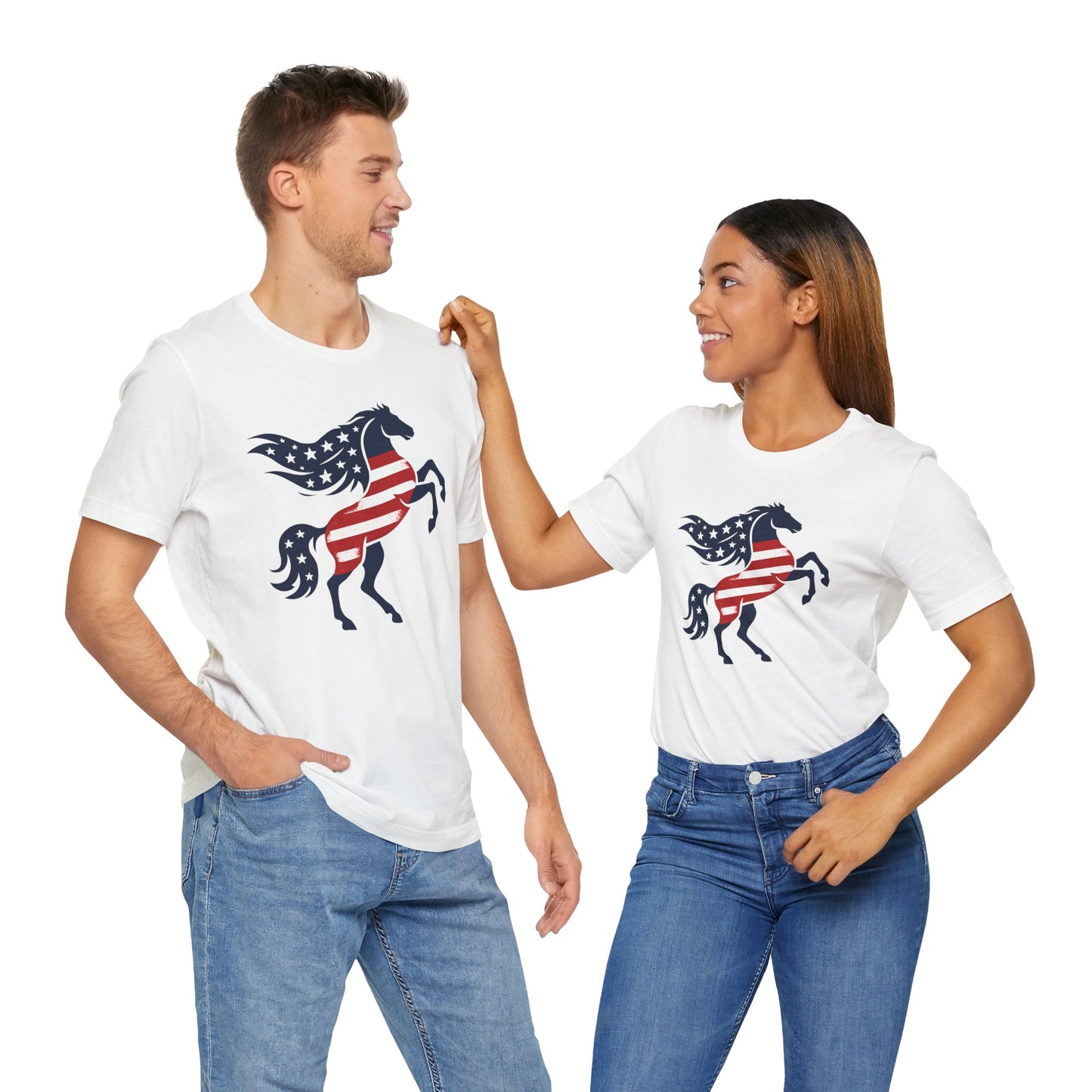 Patriotic Tee - Cowboys and Cowgirls Design