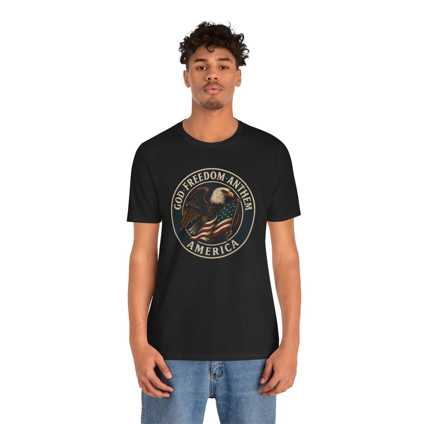T-Shirt God Freedom Anthem Supporter