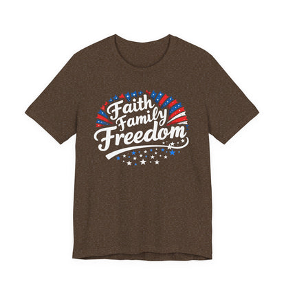 Faith Family and Freedom Tee